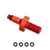 Bike Valve Adapter Conversion Tool Aluminum Alloy Rear Shock Absorber Inflatable Joint Red