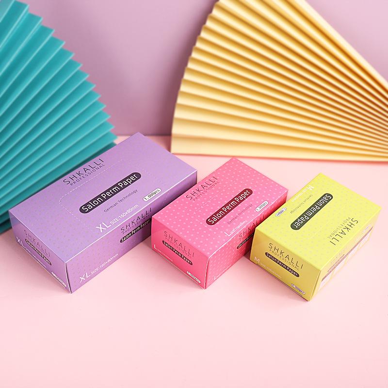 1000Pcs Hair Perm Papers Mesh Wraps M/L/Xl Size High Toughness Hairdressing Color Paper Professional Stylist Tools Hair Salon