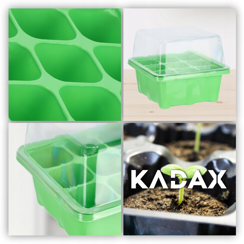 KADAX Mini Greenhouse Mini Greenhouse Greenhouse 9 Cells Seeding Tray