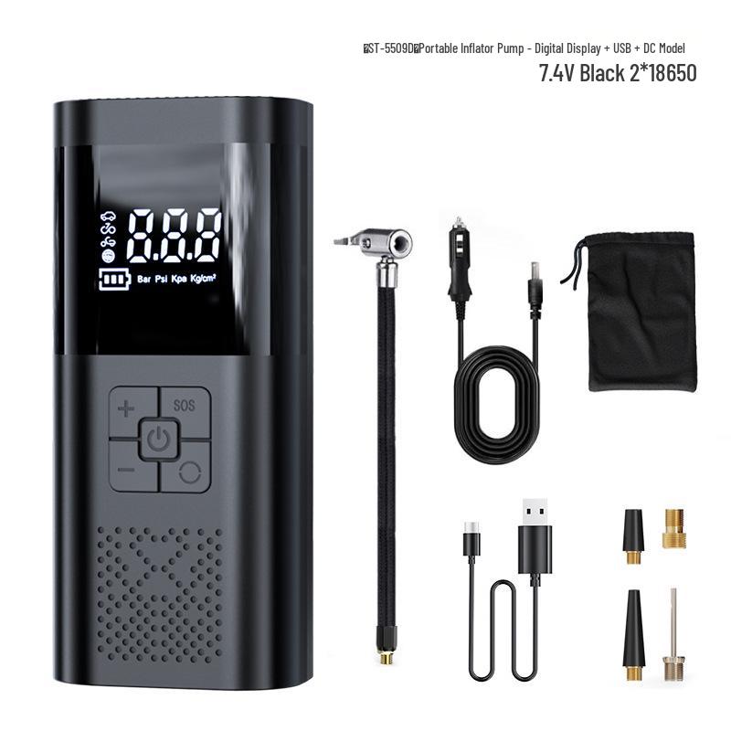 Wireless Digital Display Lithium Battery Car Tire Inflator