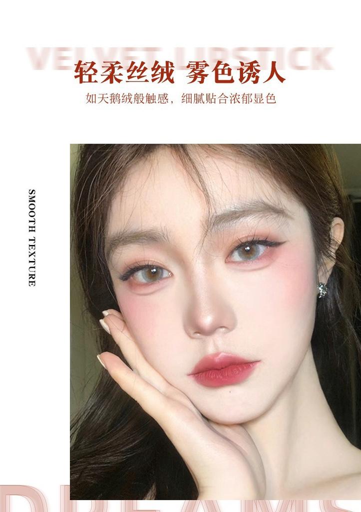 Hailunliren Matte Moisturizing Lipstick Daily Natural Shade For Students