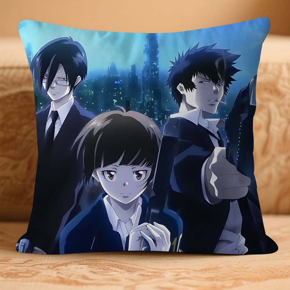 Anime PSYCHO-PASS Pillow Gift Home Office Decoration Bedroom Sofa Car Cushion Cover Case 45x45