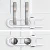 2/4PCS Sliding Cabinet Child Safety Locks Baby Proofing Cabinet Lock Cupboard Latches for Kids On Closet Door Knobs Handles