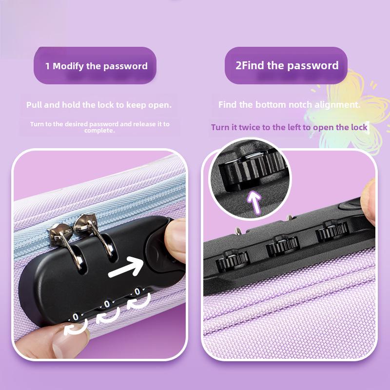 Password-Protected Large Capacity Pencil Case for Students: Multifunctional Stationery Box for Boys and Girls In Junior and High School.
