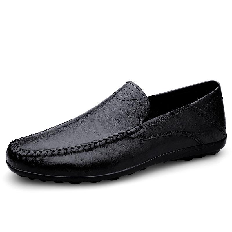 Scarpe Doudou da Uomo, Mocassini da Guida per Commercio Estero, Scarpe Casual Primavera ed Estate, Scarpe in Pelle Fatte a Mano in Pelle di Mucca Taglie Grandi per Uomo