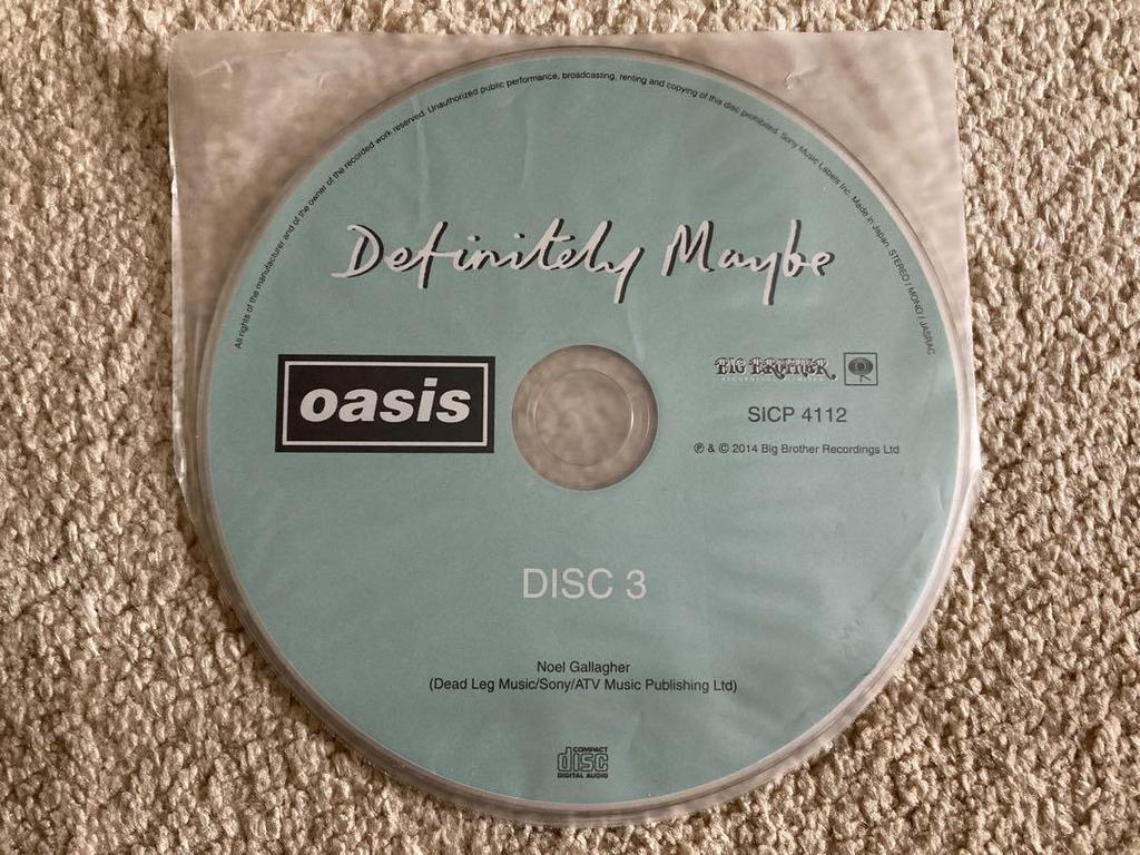 [USED] Domestic 3-disc Oasis 20th Anniversary Deluxe Edition Limited Edition
