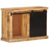 Sideboard 80x30x55 cm Solid Rough Mango Wood