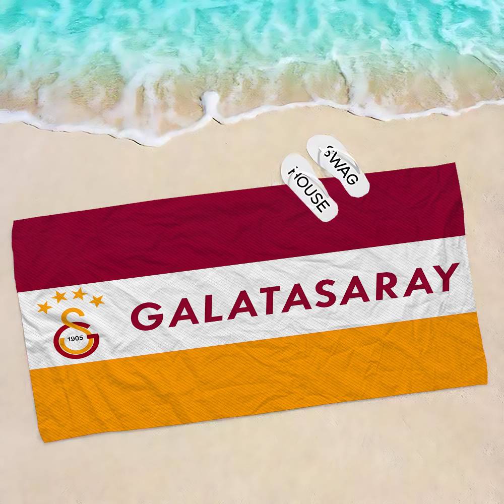 G-Galatasaray S-S.K. Asciugamani da Spiaggia Grandi in Microfibra Anmie Asciugatura Rapida Asciugamani da Spiaggia Sabbiosa Asciugamano da Piscina per Viaggi Piscina Nuoto Yoga
