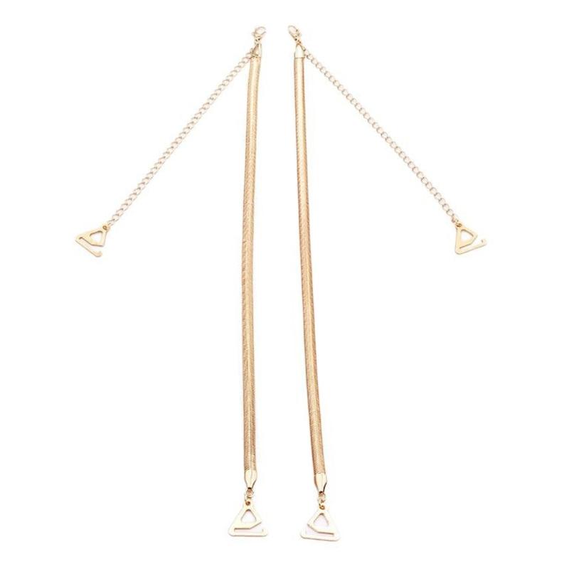 Metal Snake Bone Bras Strap Adjustable Invisible Shoulder Straps Nonskid Lingerie Accessories for Women Tops Dress