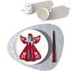 Christmas Knife and Fork Placemats, Angel-shaped Knife and Fork Storage Stand Mats Set, Knife and Fork Pockets, for Christmas