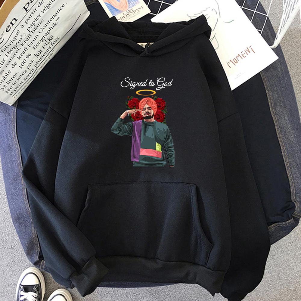 Sidhu Al Wala Sweatshirt with Hat Y2K Men's Hoodie High-quality Casual Sweatshirt Harajuku Sudade Sweatshirt