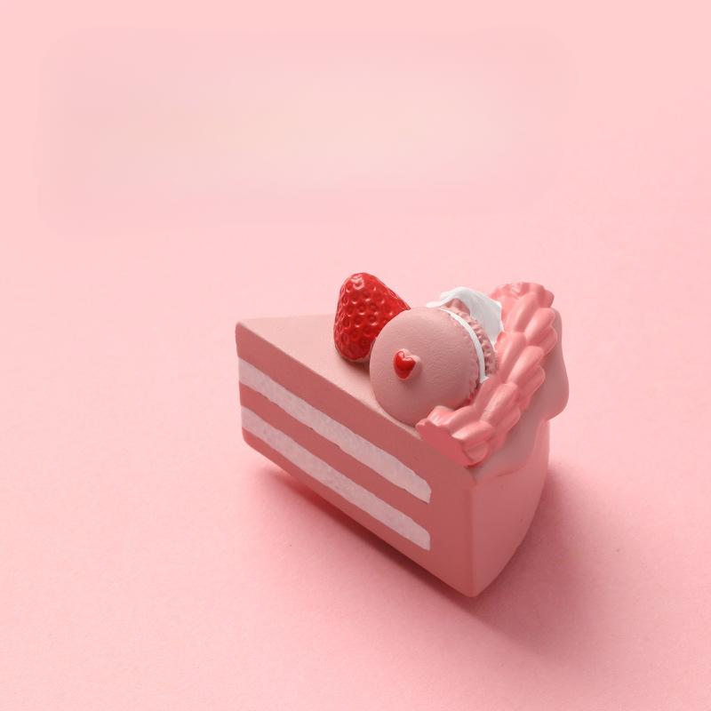 

Фруктовый торт Наклейка на холодильник Имитация еды Игрушка 3D Фруктовая имитация торта Украшение для холодильника Креативная магнитная наклейка