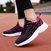 Flying woven mesh shoes women's breathable ins trendy and versatile 2025 spring new lightweight running shoes casual sports shoes women