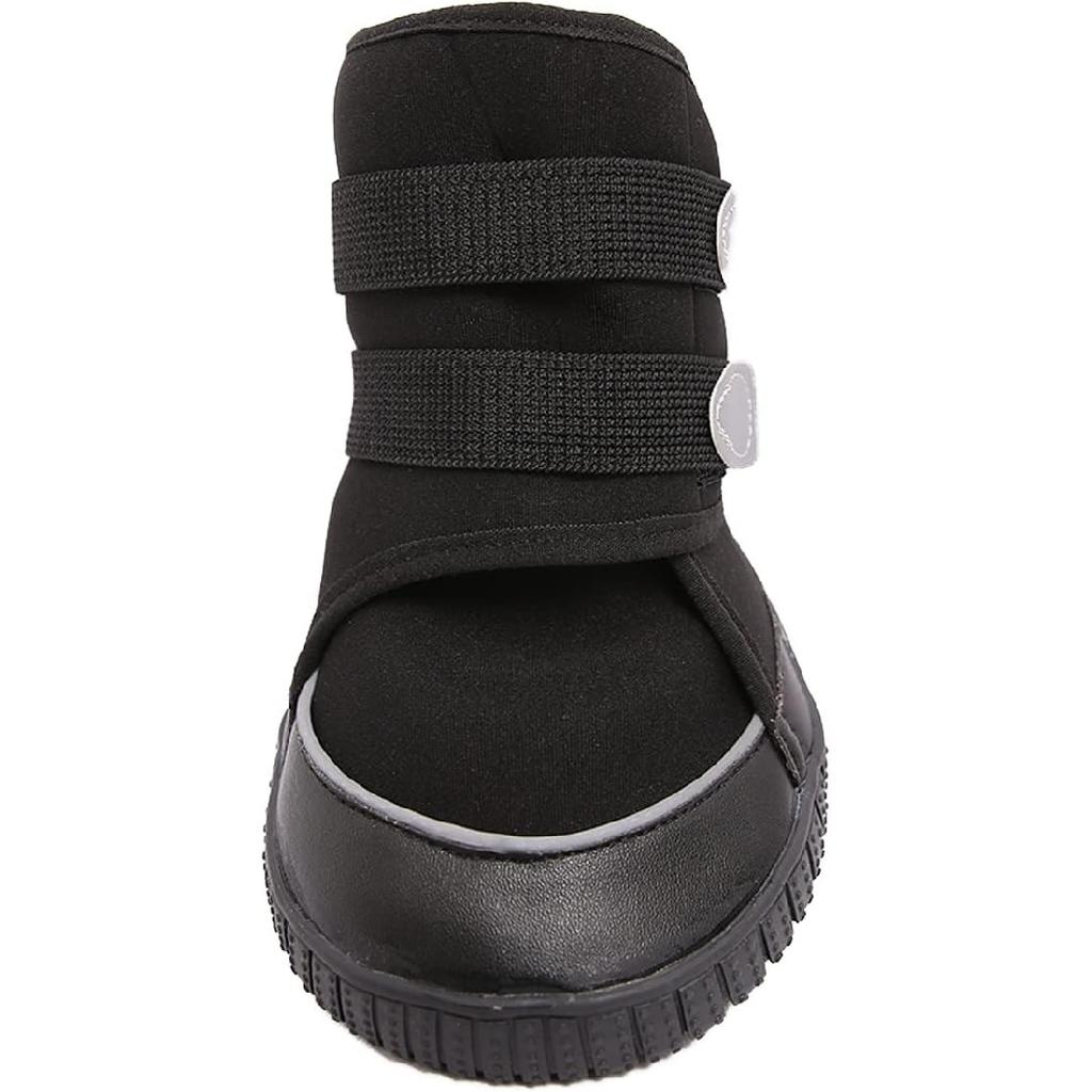 Dog Shoes for Large Dogs with Reflective Straps, Dog Boots for Winter, Dog Boots & Paw Protectors with Nonslip Sole (4PCS/Set)