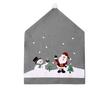 Santa Claus Chair Protective Slipcover Stripe Grid Stool Cover Christmas Chair Cover  Xmas Party
