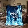 Sheffield Wednesday Football Print Flannel Blanket Soft Warm Sofa Bed Throw Blanket For Home Office Bedroom