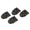 4Pcs RC Knuckle Cover Brass High Strength Rust Resistant RC Axle Gear Cover for FMS 1 24 FCX24 RC Crawler Black