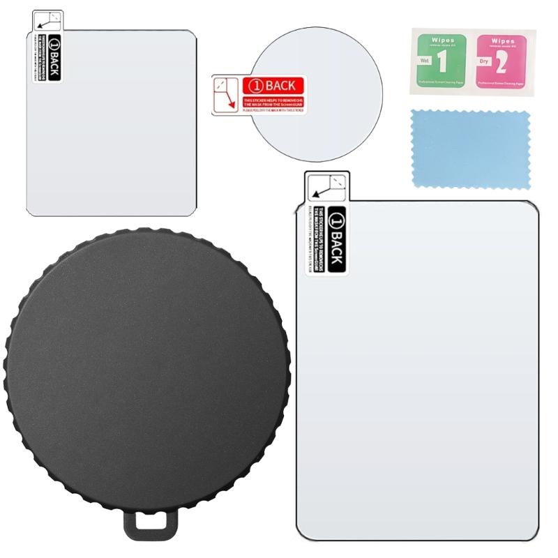 Full Protections Including Tempered Glass Screen Protectors Flexible Camera Lens Caps Durability Housing for Action 5Pro 1