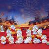 Handmade Miniature Figurines New Year Dragon Ornaments Cartoon Micro Landscape  Desktop