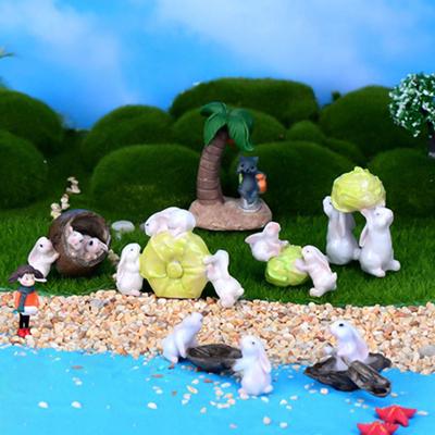 Garneck 5Pcs Mini Cat Toy Figures Miniature Cat Figurines Micro Kitten Landscape Mini Garden Animal Ornaments For Cake Decoration Micro Landscape
