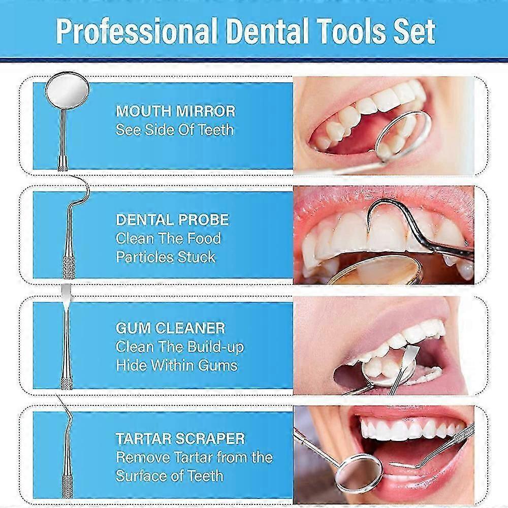 Tooth Filling Repair Kit, Temporary Teeth Filler with 4 Dental Tools,Teeth Replacement Kits for Temporary Fixing Filling Missing Broken Chipped Tooth
