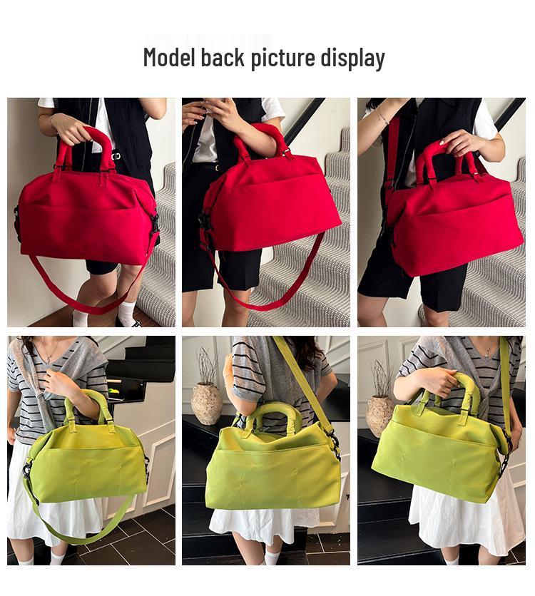 Versatile Lightweight Travel Handbag: Large Capacity, Waterproof, Ideal for Short Business Trips and Gym Use for Both Men and Women