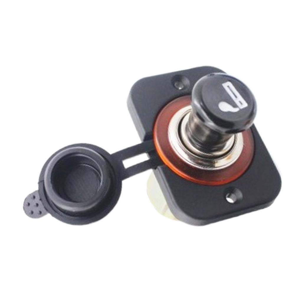 

Автомобильный пусковой разъем, сменный аксессуар, кнопка зажигания для автоматического запуска, общие модифицированные аксессуары для 12 В или 24 В постоянного тока, подходит чёрный