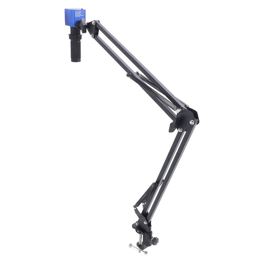 Digital Microscope Camera 1080P 24MP HD Industry Microscope Camera with 150X C Mount Lens and LED Ring Light EU Plug