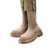 Temperament New Autumn Skinny Tall Knight Boots Small Over Knee Thick-soled Boots Women's Long Boots