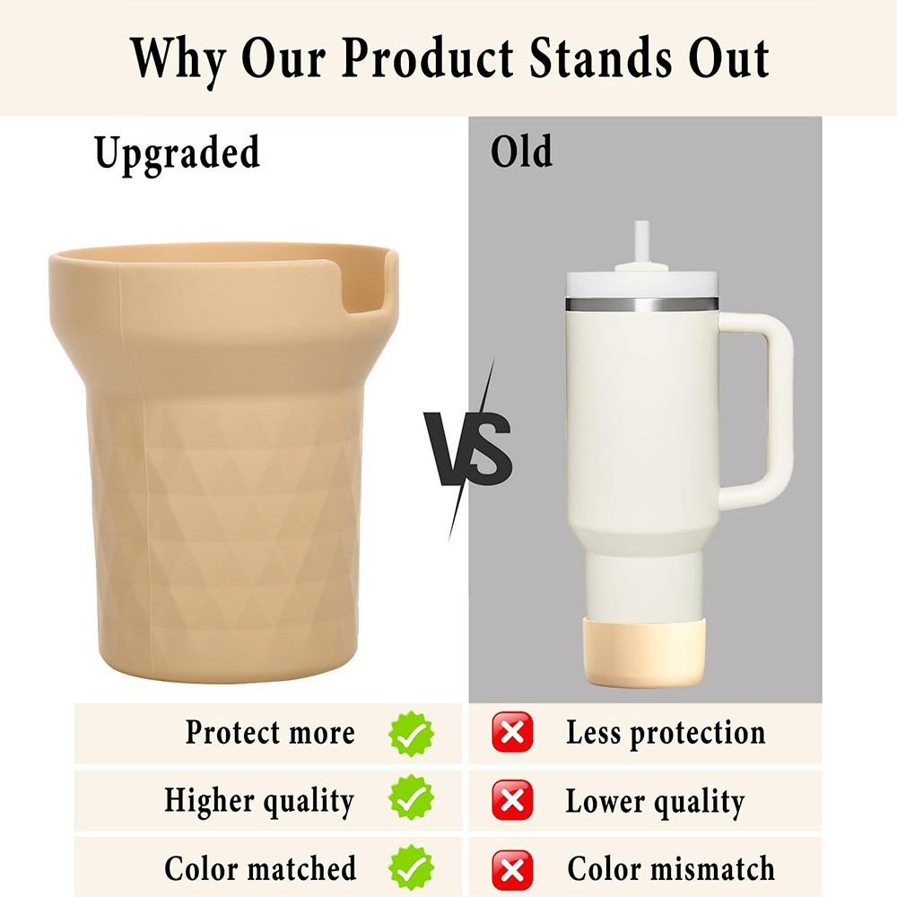40oz Cup Protective Silicone Boot Bottle Bottom Sleeves Cover for Stanley