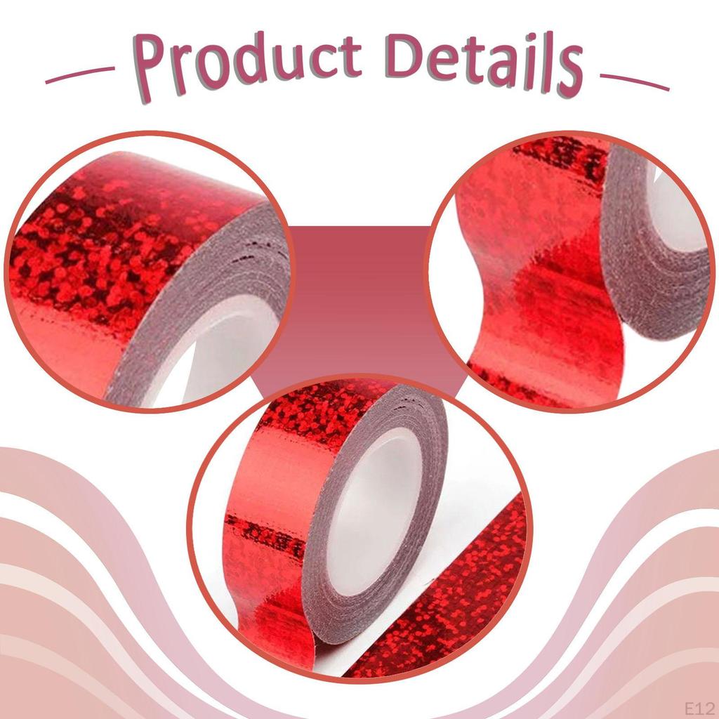 Gymnastics Hoop Tape Decorative 0.59 Inchx 5 M/ 16.4 ft Easy Application Thick 1.5 cm x M