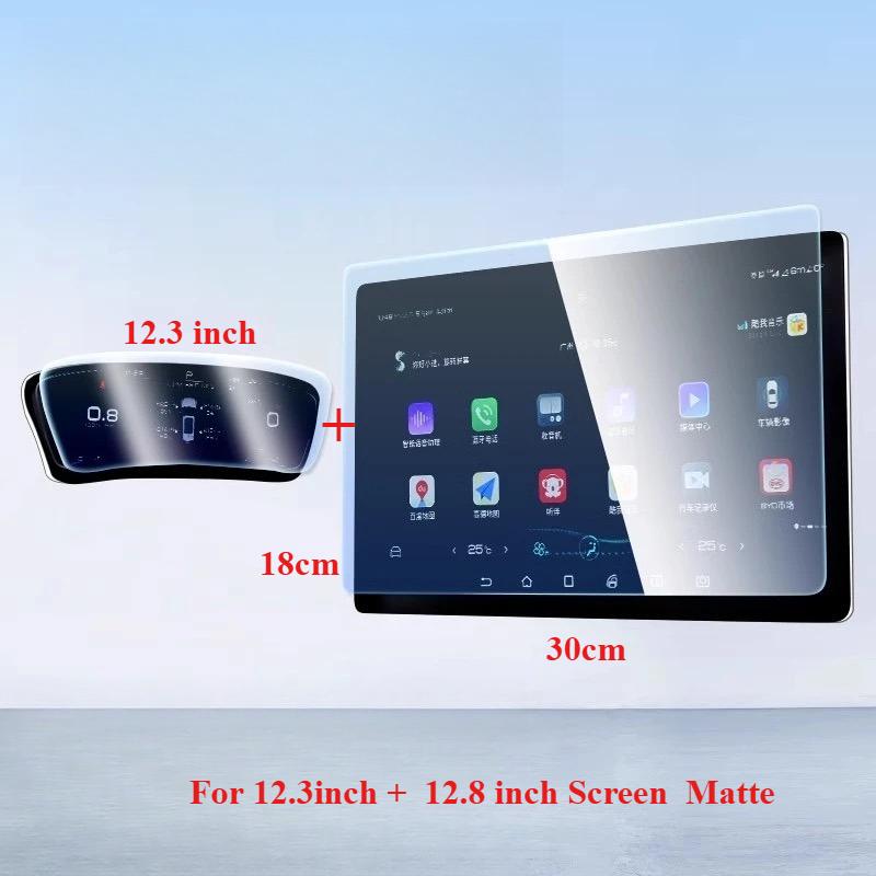 Tempered Glass Screen Protector for BYD Seal U / Sealion 6 / Song Plus 2025-2025 Car GPS Navigation Display Anti-scratch Film