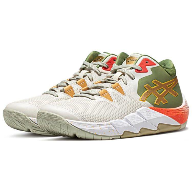 Asics Unpre Ars 2 Round Toe Lace-Up High-Top Basketball Shoes Unisex sneaker Light-Green 1063A091-200
