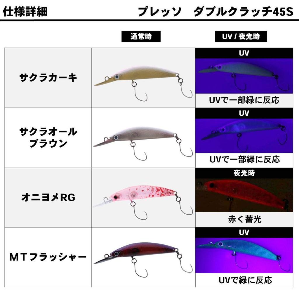 Daiwa Area Trout Presso Double Clutch 45S tuned by HMKL Sakura All Brown Lure