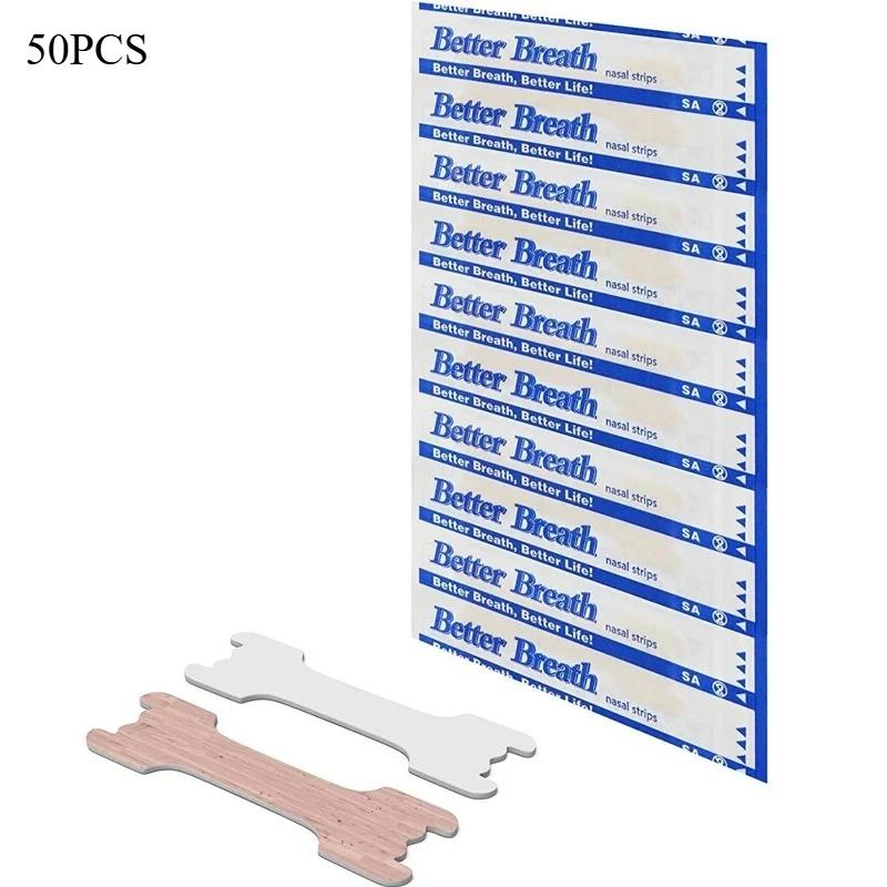 

20/50/100pcs Breathing Nasal Strips Snoring Anti Snoring Strips Easier Better Breathe Health Care Right Way Stop Sleeping Well 66mmx19mm