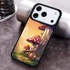 Mushroom House Phone Case for iPhone 17 16 15 Pro Max Air 14 13 12 11 Plus Shockproof Capa Cover