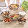 Fell -resistant Stainless Steel Bowl Double-layer Canteen Bowl Tableware Soup Bowl  Kindergarten