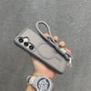 Matte Magnetic Hand Wrist Strap Case for Samsung Galaxy S26 S25 Ultra S24 Plus S23 FE A56 A55 A16 A54 A35 A15 Lanyard Slim Cover