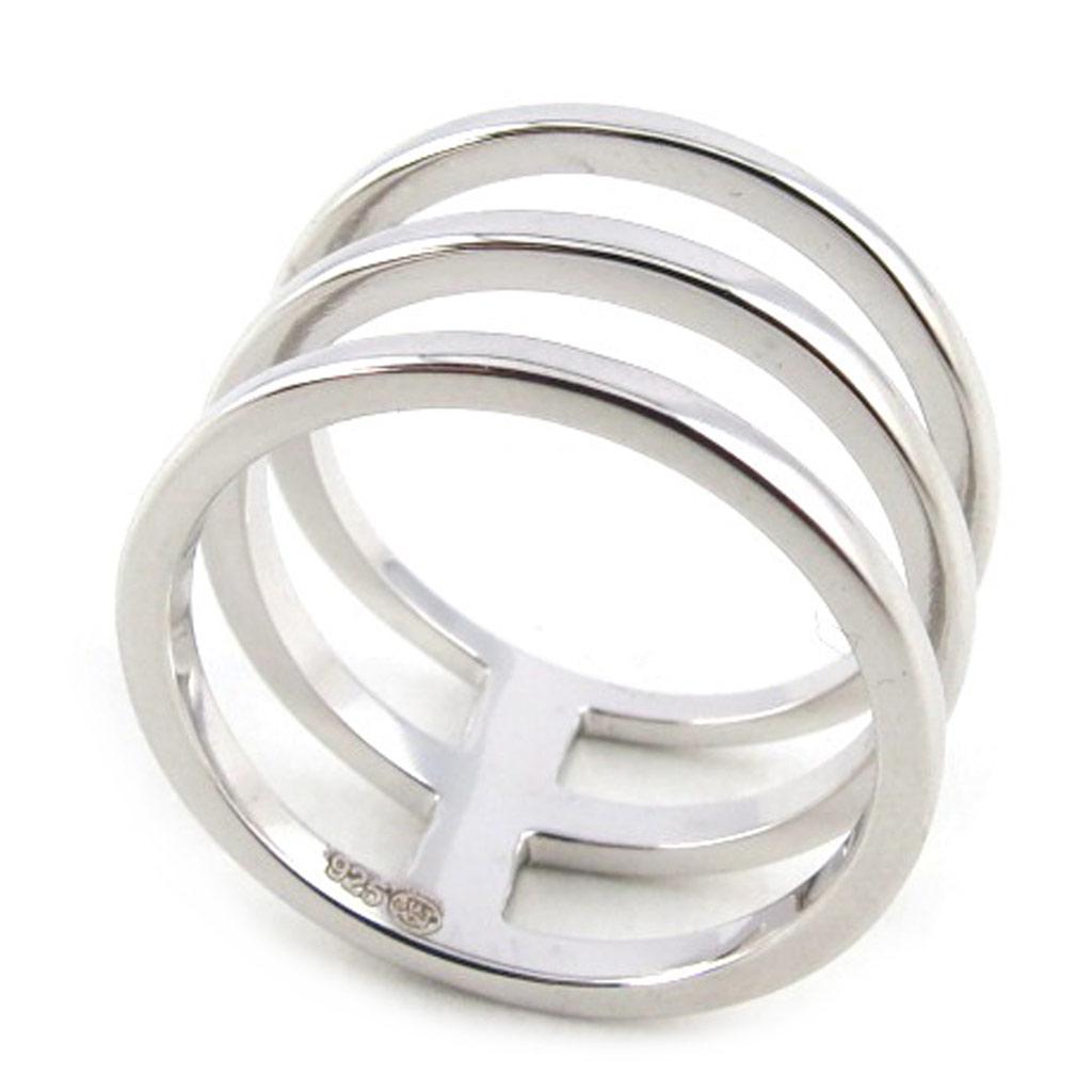 Silver 'Choreography' Ring