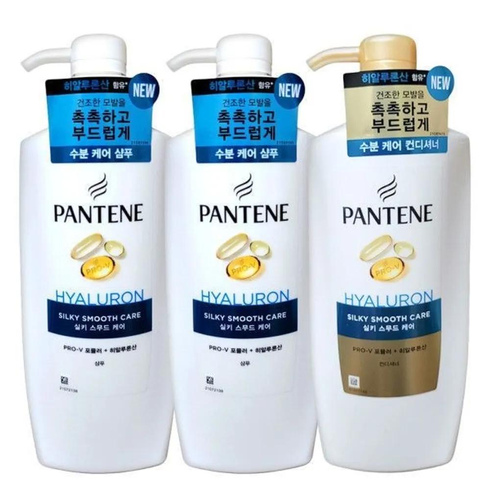Pantene Шампунь Шелковистая гладкость (2 бутылки) + Кондиционер (1 бутылка) 750мл