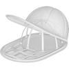 LONGD Hat Washer Cage with Snap Lock - Machine/Dryer Safe Compact Hat Cleaner for Baseball Caps & Storage