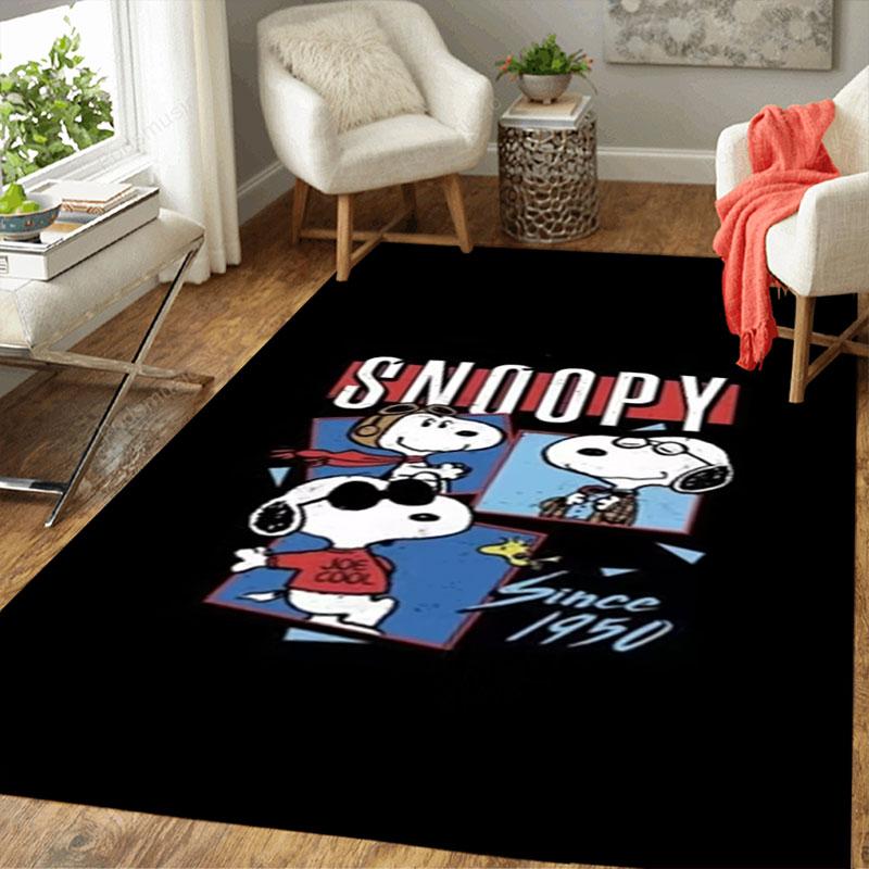Cute Snoopy Cartoon Print Welcome Mat, Non-slip Decorative Home Rug, Suitable for Use In the Bedroom, Bedside, or Doorway.