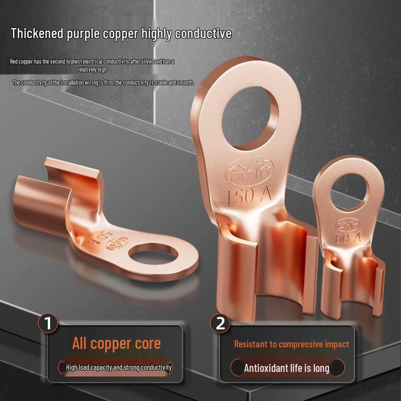Copper Open Nose Grounding Terminals OT3A-1000A (Purple)