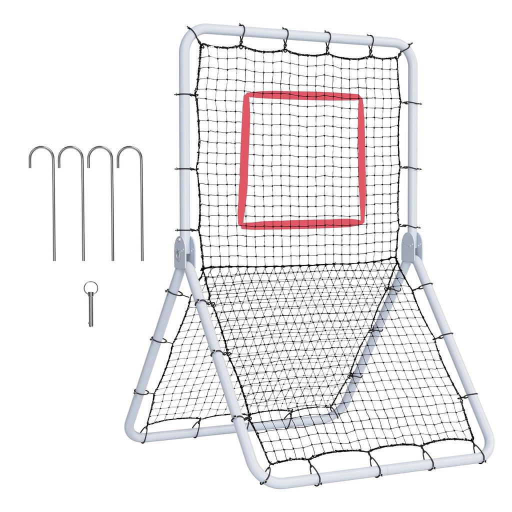 VEVOR Baseball And Softball Rebounder Net, 3.5 X 6 Ft PitchBack Baseball Pitching Nest, Softball Pitchback Net, Fielding Trainer