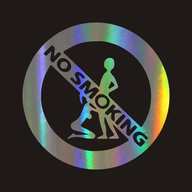 

2 шт. Наклейки на автомобиль 11,5*11,5 см Девочка и мальчик Не курить Мотоциклы 3D Светоотражающая декорация разноцветный