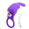 10 Speeds Clitoris Stimulation Massager Vibrator Sex Toy for Men Couple Delay Ejaculation Penis Ring Vibrating Cock Rings