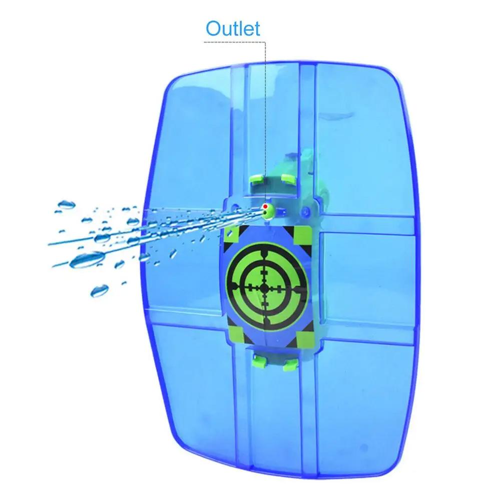 New Target Shield Water Gun Summer Children Shield-shaped Water Spray Toy Water High Pressure Water Gun Beach Toys Party Game