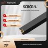 Rhombic 75° External Screw-in CNC Lathe Tool Holder