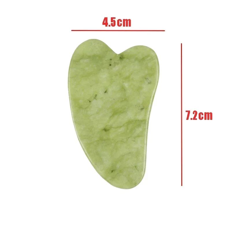 Natural Jade Roller Massager for Face Body Back Foot Massage Roller Facial Liftting Anti-wrinkle Double-end Gua Sha Jade Stone