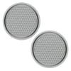 Car 2Pcs Black  Auto Cup Holder Anti Slip Insert Coasters Pads Interior Accessories Universal Fits Perfectly For Most Cups